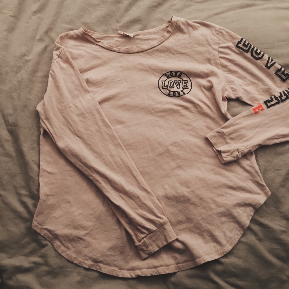 Pale pink, soft T-shirt